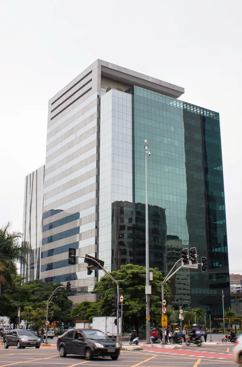 Fachada do International Plaza, Itaim Bibi