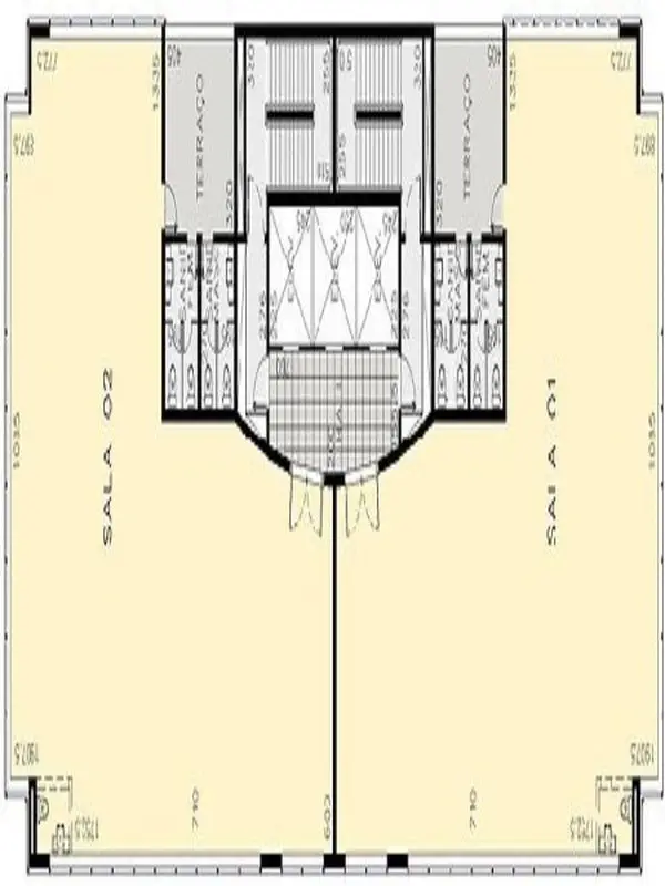 Planta do andar — Cardoso de Melo 1308, Itaim Bibi