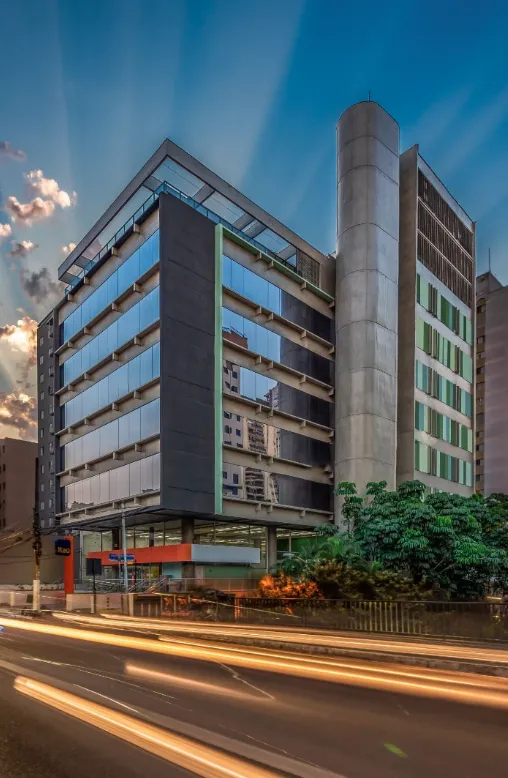 Fachada do Agave Boutique Offices, Pinheiros
