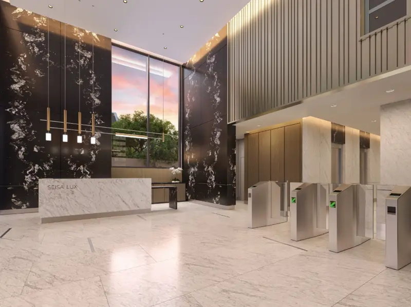 Hall de entrada — Seisa Lux Pinheiros, Pinheiros