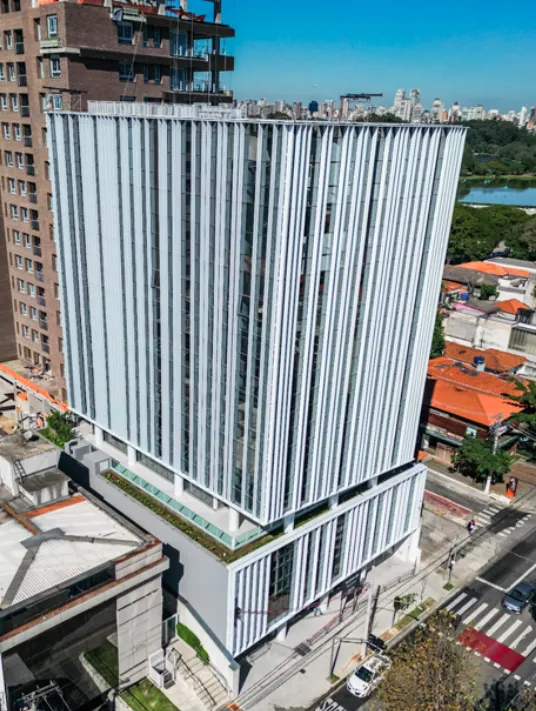 Fachada do Brigadeiro Corporate, Jardim Paulista