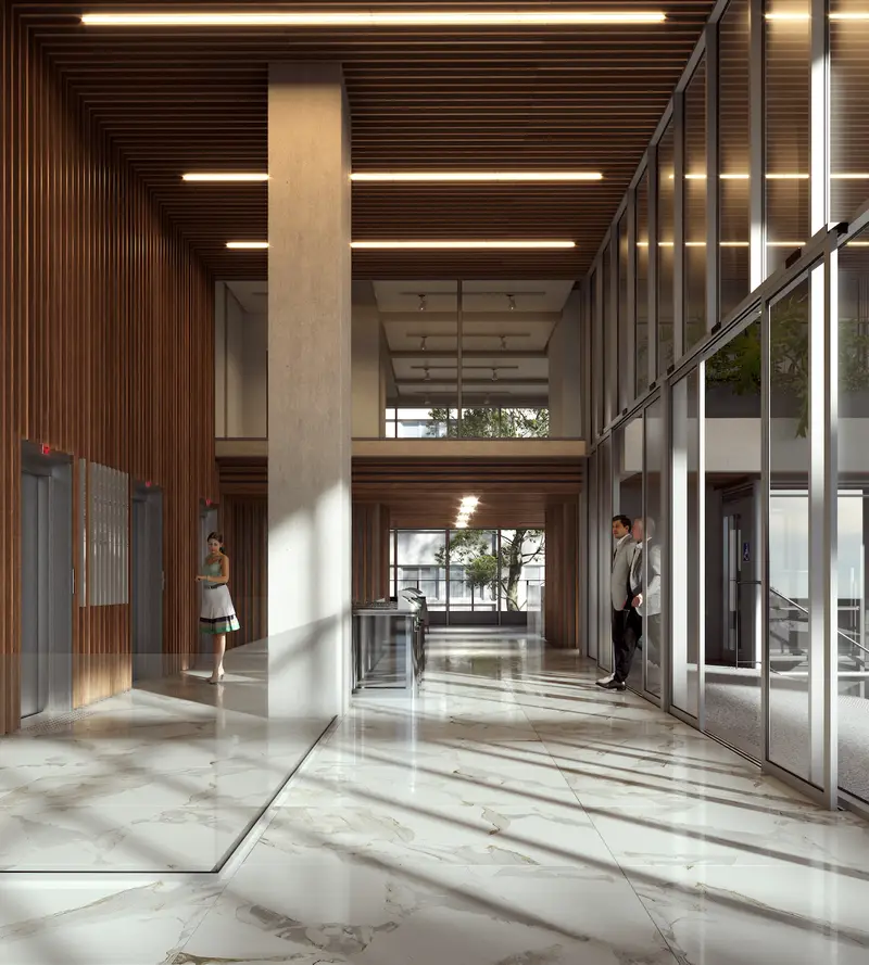 Hall de entrada — Inspira Pamplona, Jardim Paulista