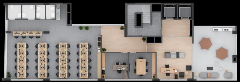 Planta do andar — Torre Bela Vista, Sé