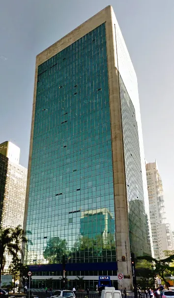 Fachada do Cetenco Plaza - Sul, Bela Vista