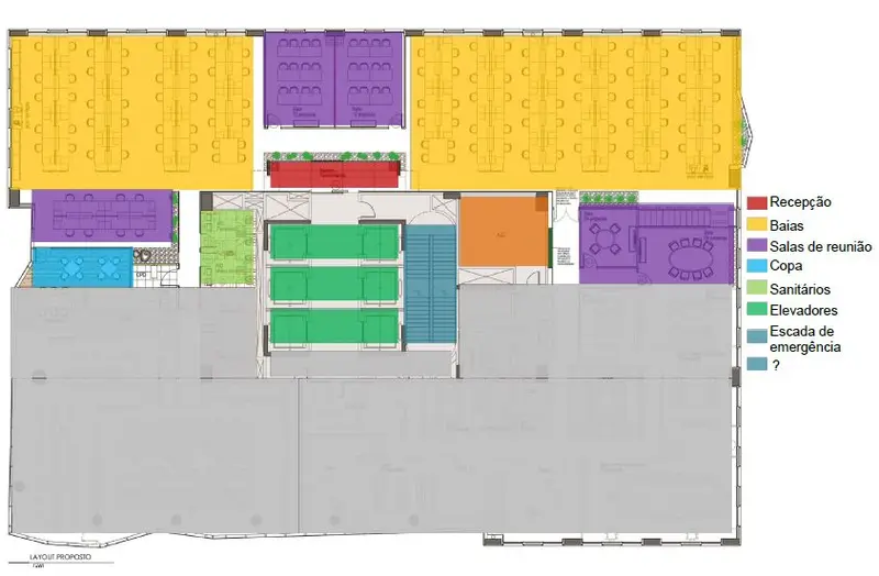 Planta do andar — Pedro Mariz | Birmann 31, Itaim Bibi