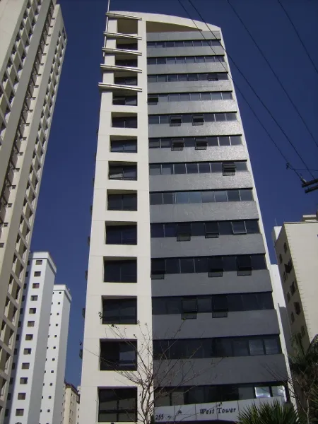 Fachada do West Tower I - Vila Madalena, Pinheiros