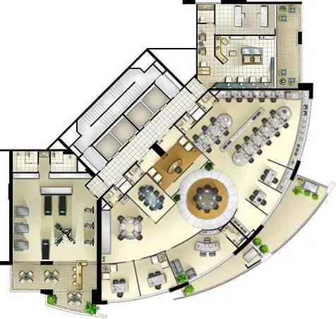 Planta do andar — Çiragan Office, Cerqueira César