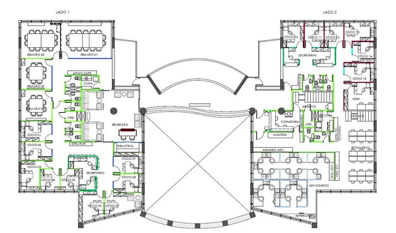 Planta do andar — Atrium V, Vila Olímpia