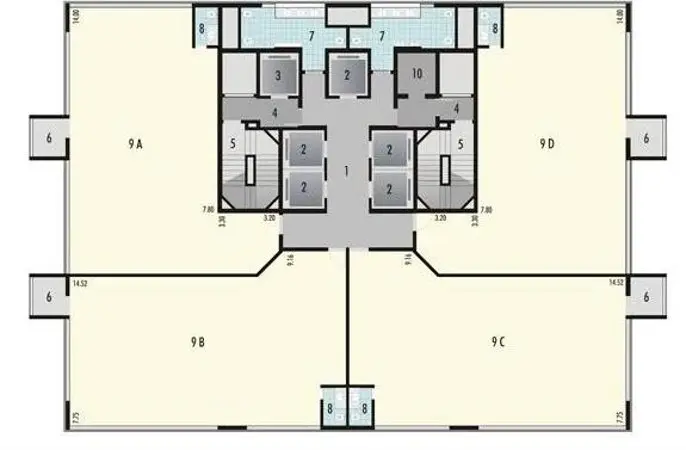 Planta do andar — Igarassu, Itaim Bibi