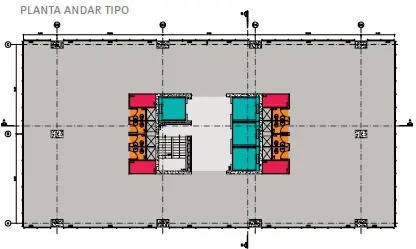 Planta do andar — Olivetti, Bela Vista