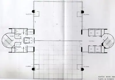 Planta do andar — River Park, Itaim Bibi