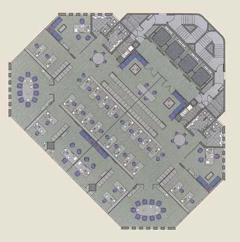 Planta do andar — Comendador Alberto Bonfiglioli, Bela Vista
