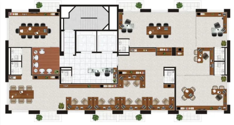 Planta do West Corporate, Barra Funda