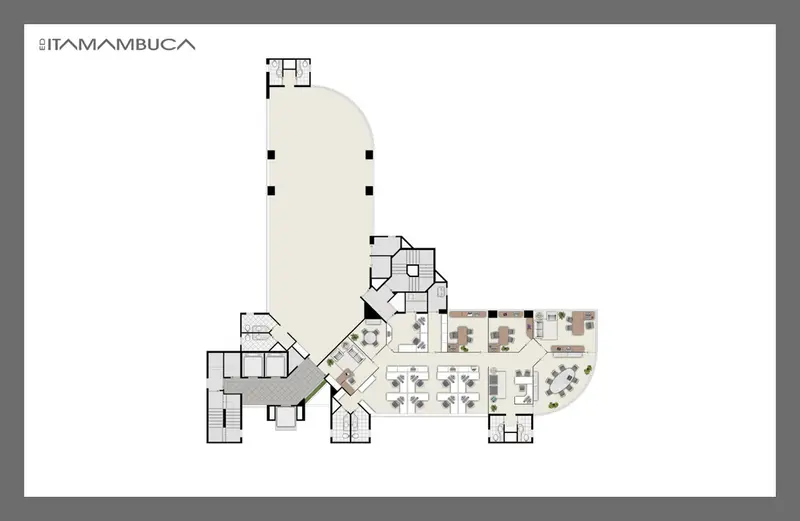 Planta do andar — Itamambuca, Cidade Monções