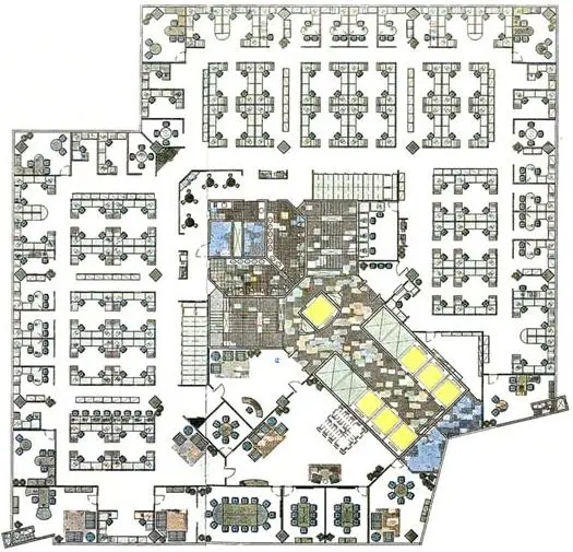 Planta do andar — Continental Square Faria Lima, Vila Olímpia