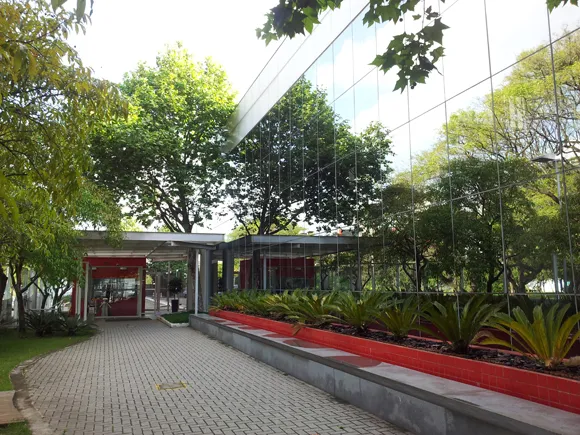 Fachada do Ebpark Água Branca, Lapa