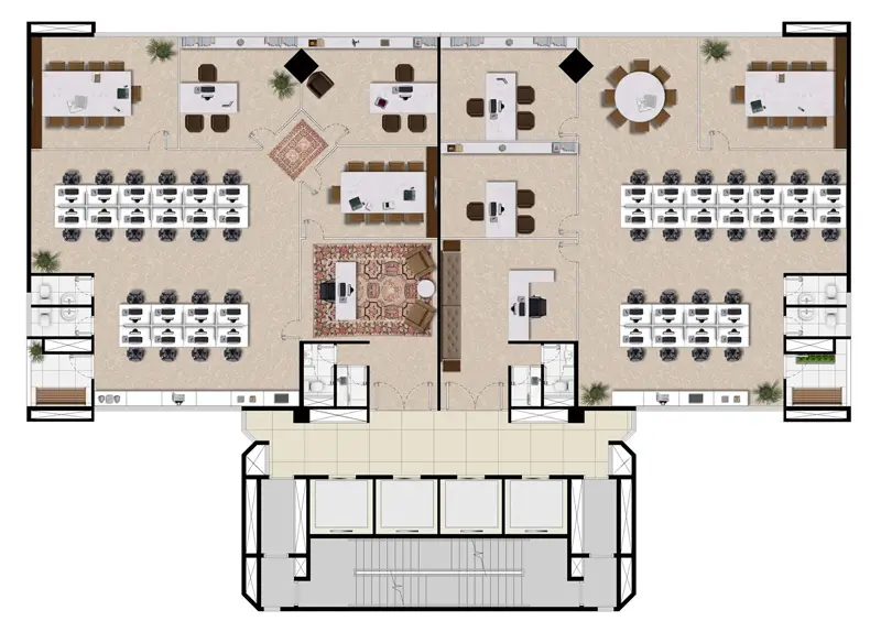 Andar — Transatlântico Office Center, Bela Vista