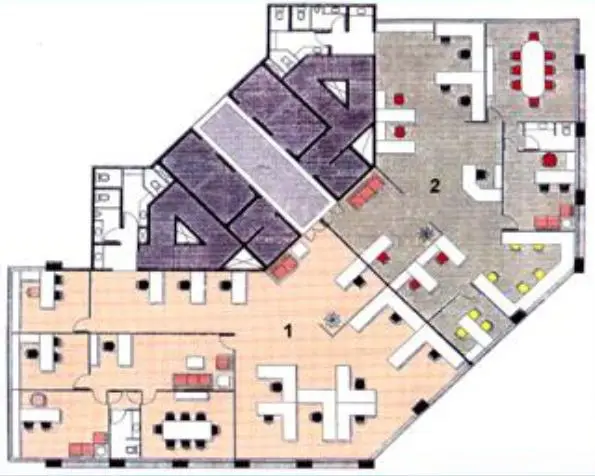 Planta do andar — Network Empresarial, Vila Olímpia