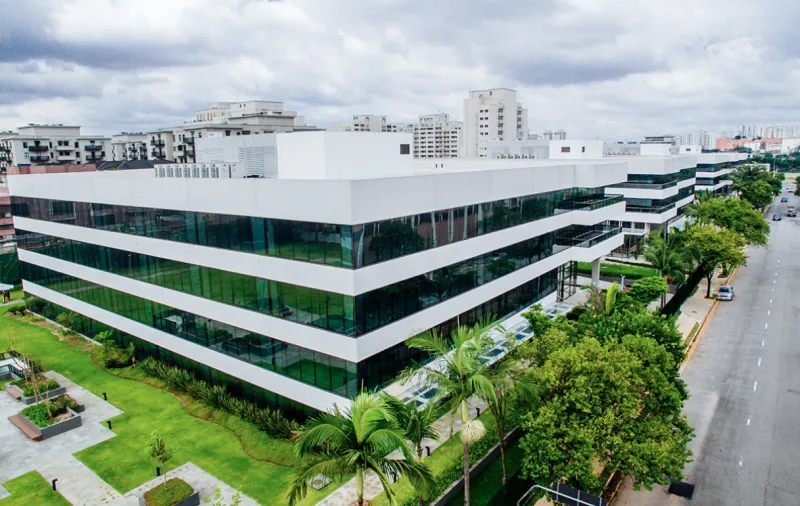 Fachada do Atlas Office Park - Bloco D, Vila Leopoldina