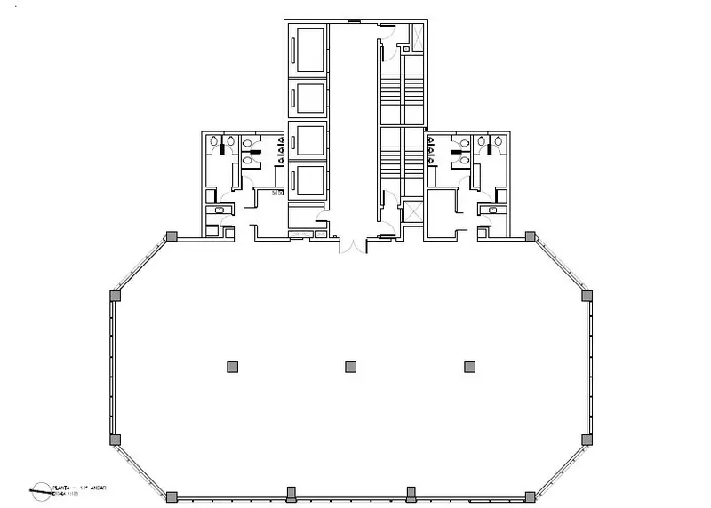 Planta do andar — Fujitsu, Bela Vista