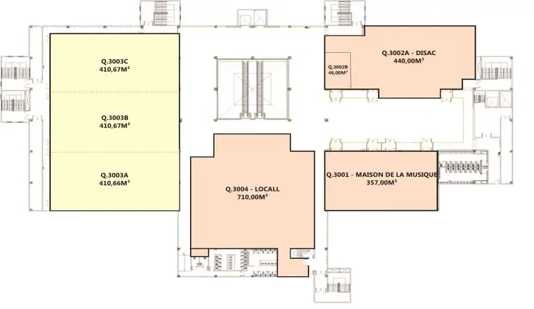 Planta do andar — ITM Centro Empresarial, Vila Leopoldina