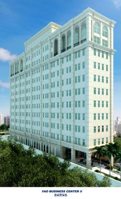 Fachada do FAO Business Center II, Santana