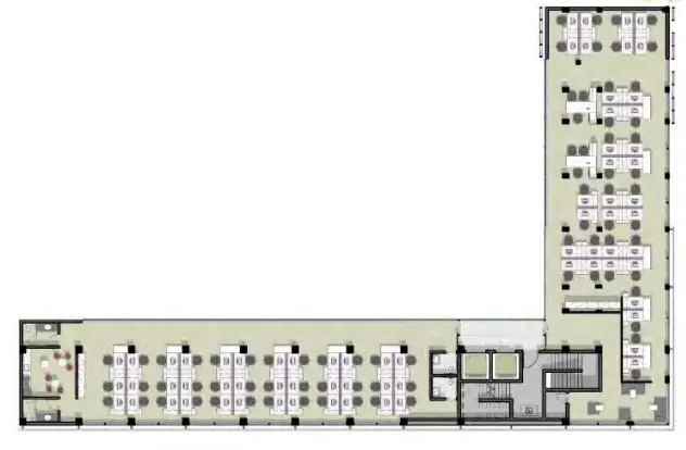 Planta do andar — OF 585, Jardim Paulista