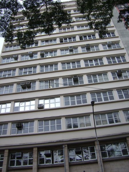 Fachada do Maria Christina - República em República, São Paulo
