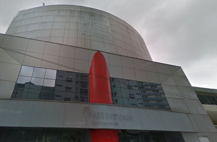 Fachada do Eletropaulo - Central de Operações em Sé, São Paulo