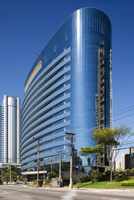 Fachada do Landmark Nações Unidas em Brooklin Novo, São Paulo