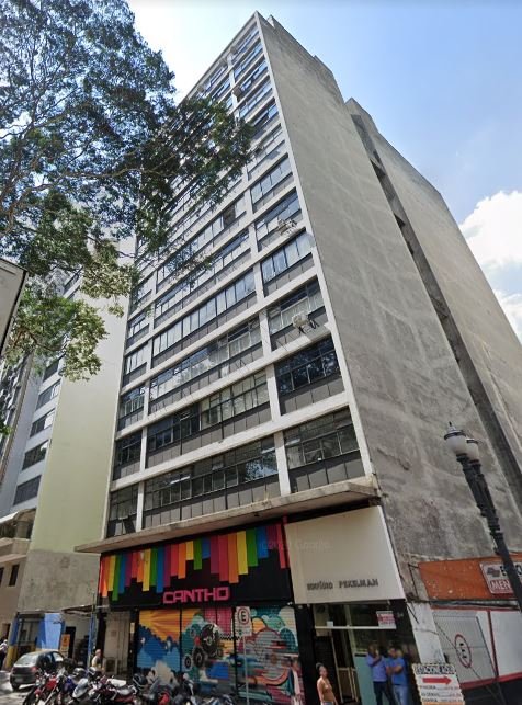 Fachada do Peckelman em República, São Paulo