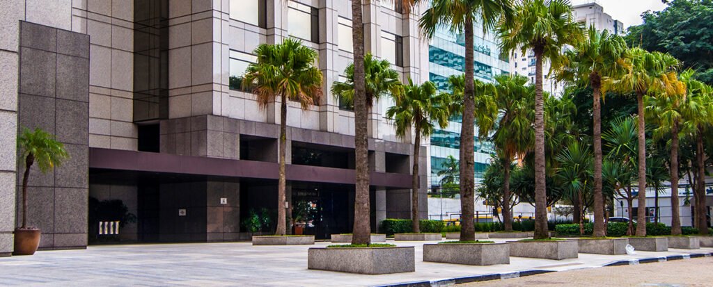 Fachada do Torres Empresariais do Ibirapuera em Moema, São Paulo